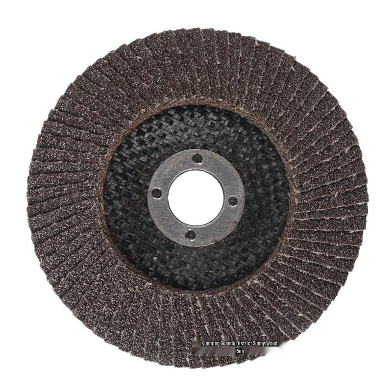 Louver 100 Flap Wheel: Thickened Grinding & Polishing Disc for Angle Grinders - Durable, Wear-Resistant Woodworking Tool