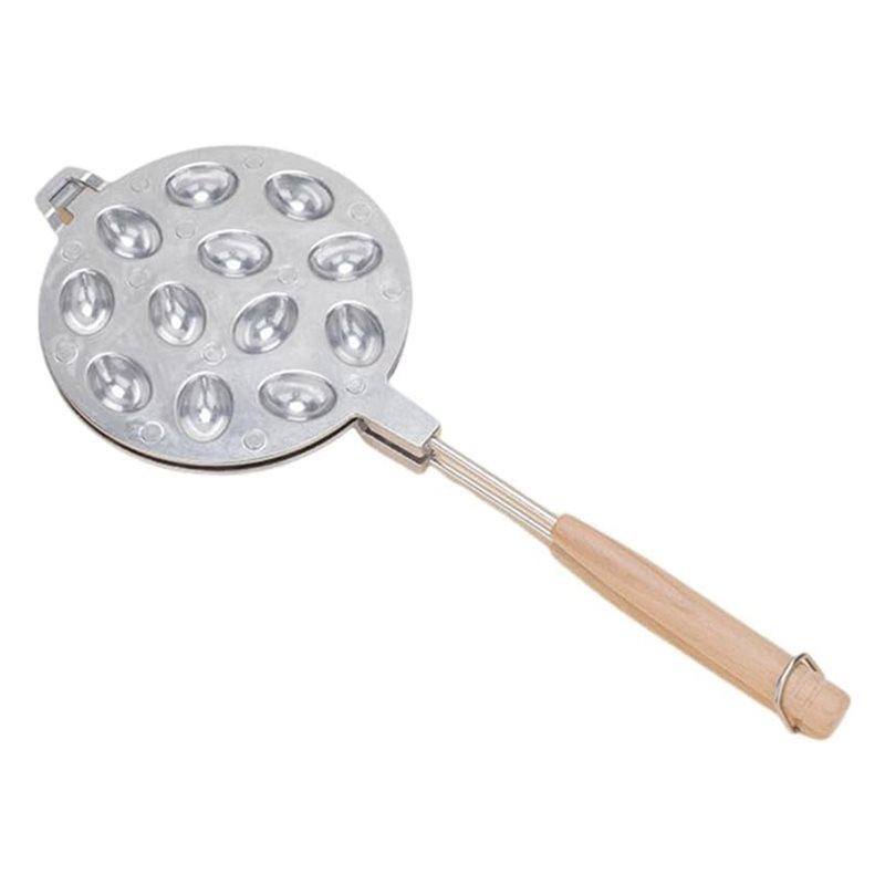 ABBP-Cookie Assorted Maker,12 Form Skillet,Oreshki Mold,Cookie Candy Maker Griddle - Walnut Press Pastry