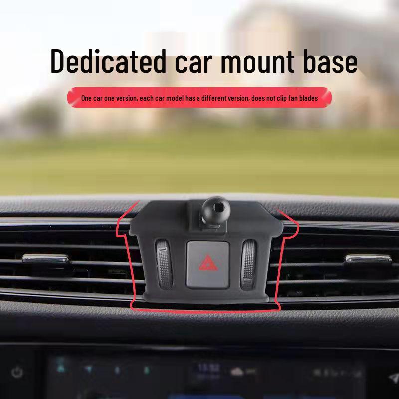 Universal Car Phone Holder: Suction Cup & Air Vent Hook for Customized Fit