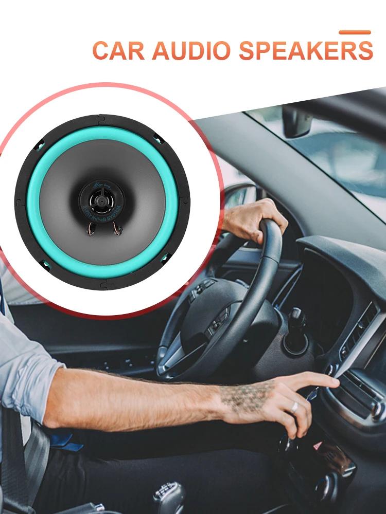 Alto-falante Coaxial HiFi Universal para Carro de 4/5/6 Polegadas 100W/160W Subwoofer Alto-falante de Faixa Completa 92dB Subwoofer Estéreo para Carro