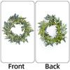 Fashion Artificial Garlands Green Portable Stylish Wreath with Berries Accent for Door and Wall Festival Decoration