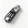 Adjustable Folding Multi Function Wrench With Screwdriver Bit Magnetic Holder For DIY Home Repair Stainless Steel Hand Tool
