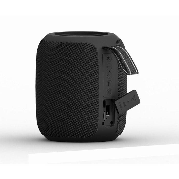 Gembird Enceinte Bluetooth Portable à LED RGB - Haut-parleur sans fil avec lumières RGB, Support MicroSD & USB, Appels mains libres,