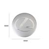 4Pcs 56MM Car Wheel Center Hub Cap Rim Cover Emblem Stickers For Lexus IS250 IS200 CT200h GS300 LS430 RX450h LX570 IS300 ES LBX