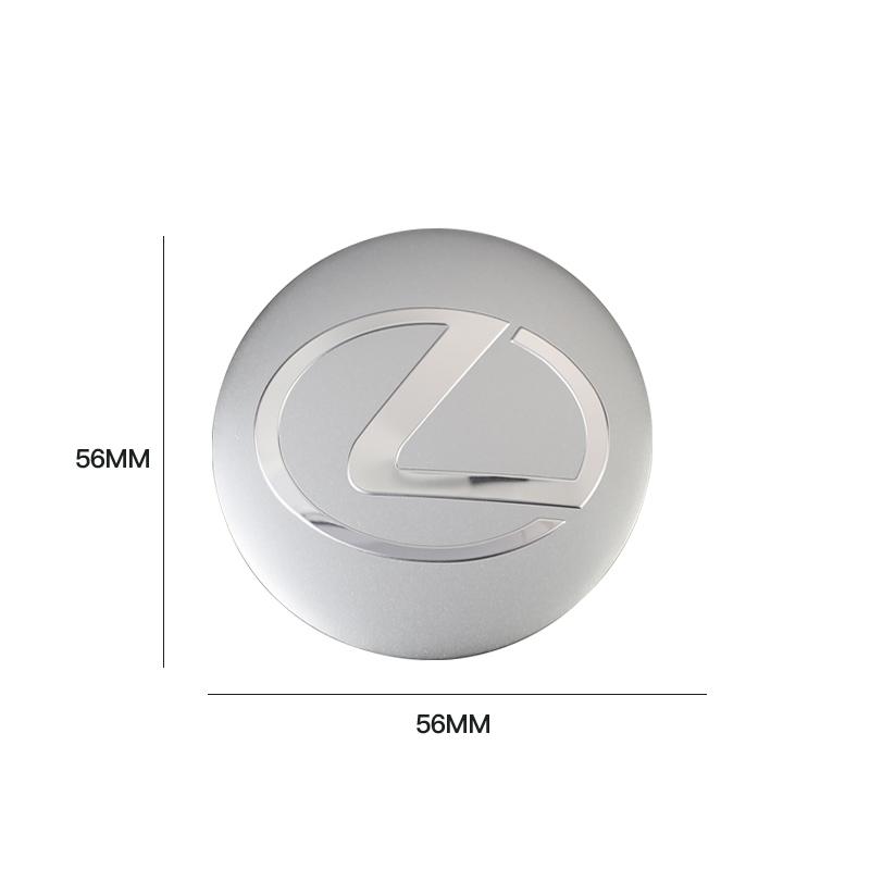 4Pcs 56MM Car Wheel Center Hub Cap Rim Cover Emblem Stickers For Lexus IS250 IS200 CT200h GS300 LS430 RX450h LX570 IS300 ES LBX