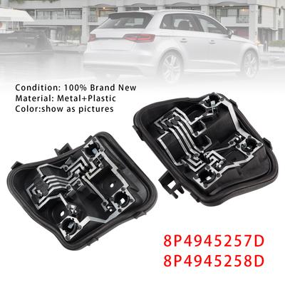 Left+Right Rear Light Bulb Holder 8P4945257D 8P4945258D For A3