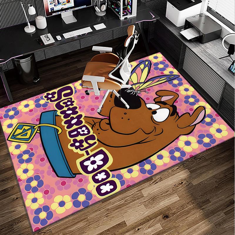 Scoo-dog Mystery Night Office Rug Chair Mat, Game Carpet, Suitable for Front Door, Bedroom, Living Room, Desk, Holiday Gift