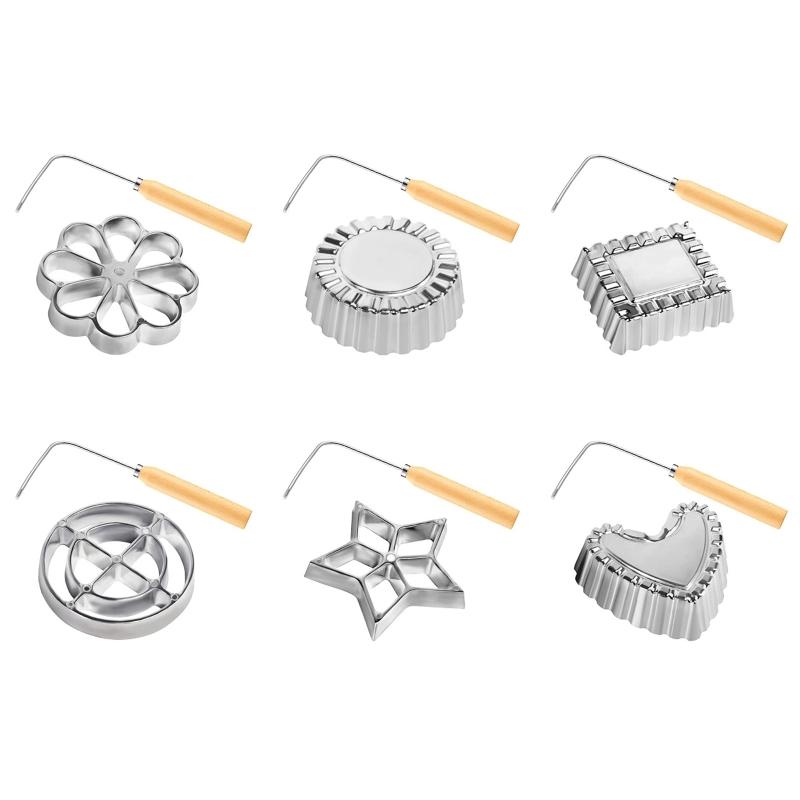 1 Set Cake Printing Pastry Mold Biscuit Dessert Maker Waffle Model Set Baking Accessories DIY Decorating Cake Tool