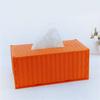 Frachtcontainer Taschentuchspender für Küche Dekorative Plastik Papiertuchbox Innovativer Serviettenhalter für Schlafzimmer