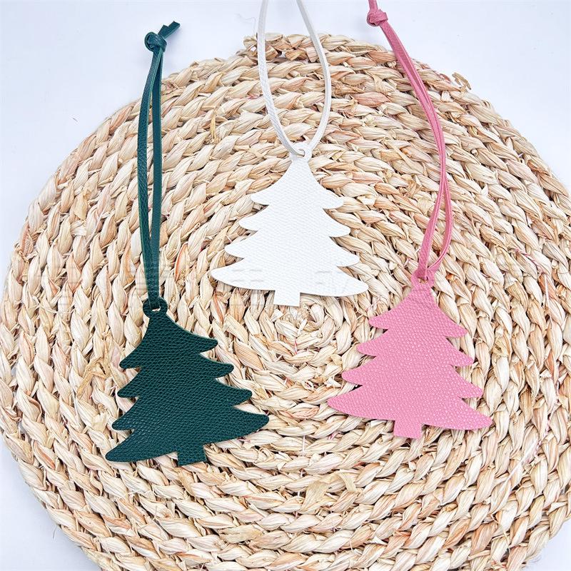 Personalized Christmas Tree Ornament Pendant & Car Key Lanyard