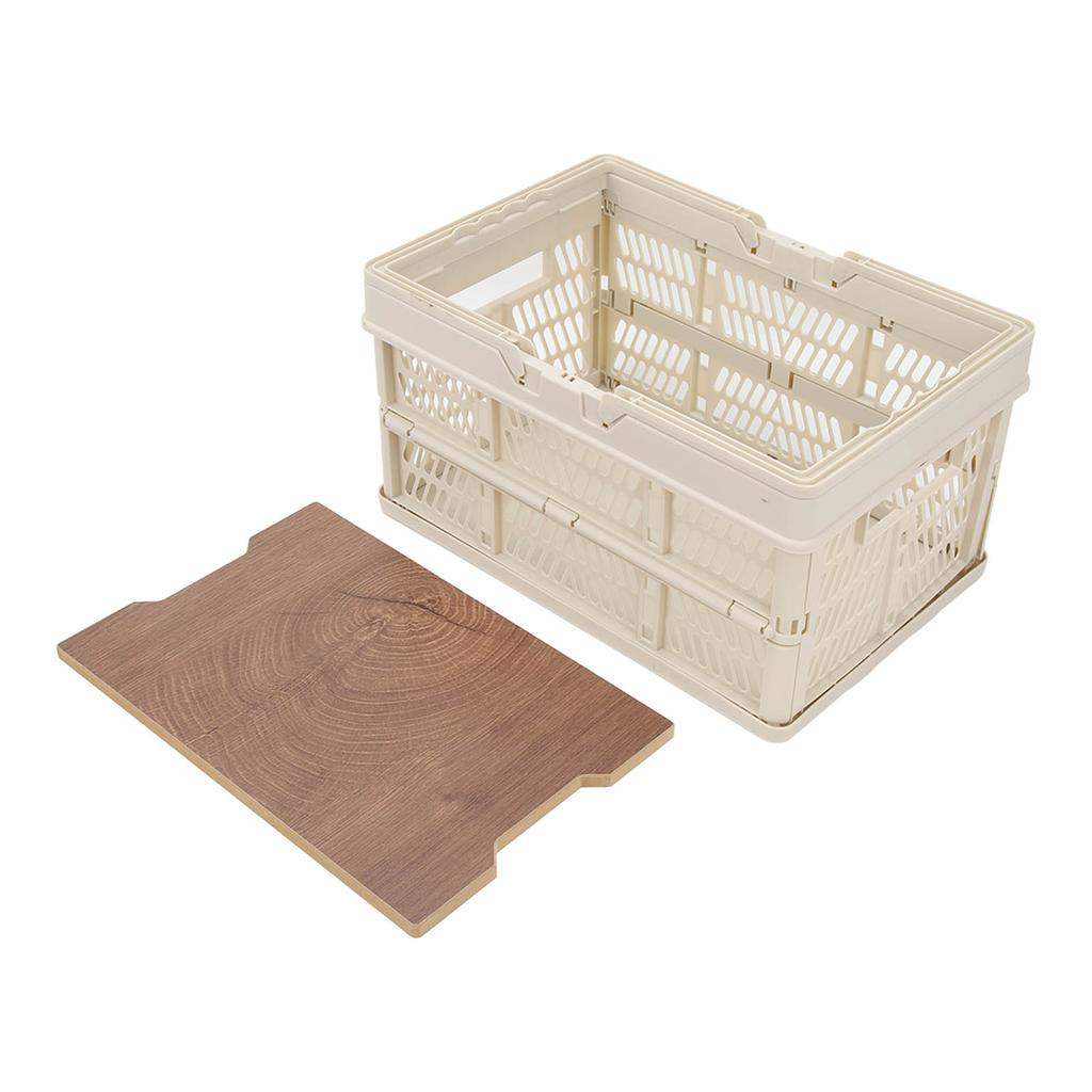 Outdoor Camping Picnic Basket Foldable Large Capacity Multifunction Handheld Camping Storage Basket Picnics Storage Box