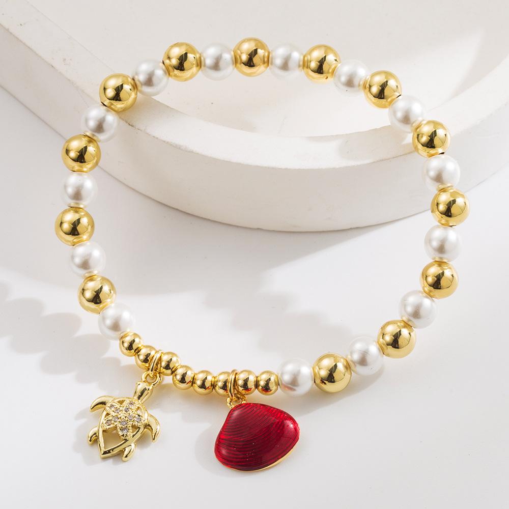 JYL TS Bracelet Bohemian Multi-element  Elephant Tower Charm Brings Luck