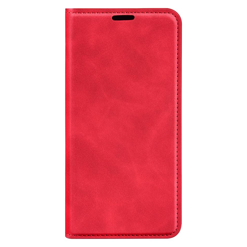 Magnetische selbstabsorbierende Flip-Hülle für Motorola Edge 40 5G PU-Leder Hautgefühl Brieftasche Ständer Handyhülle