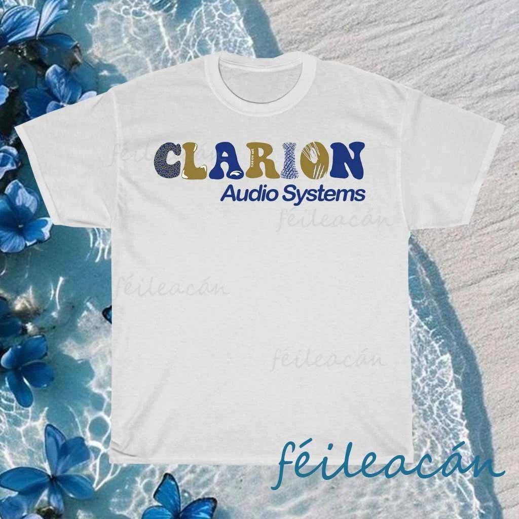 New Shirt Clarion Audio Systems Logo American T-Shirt Funny Size S to 5XL 3XL