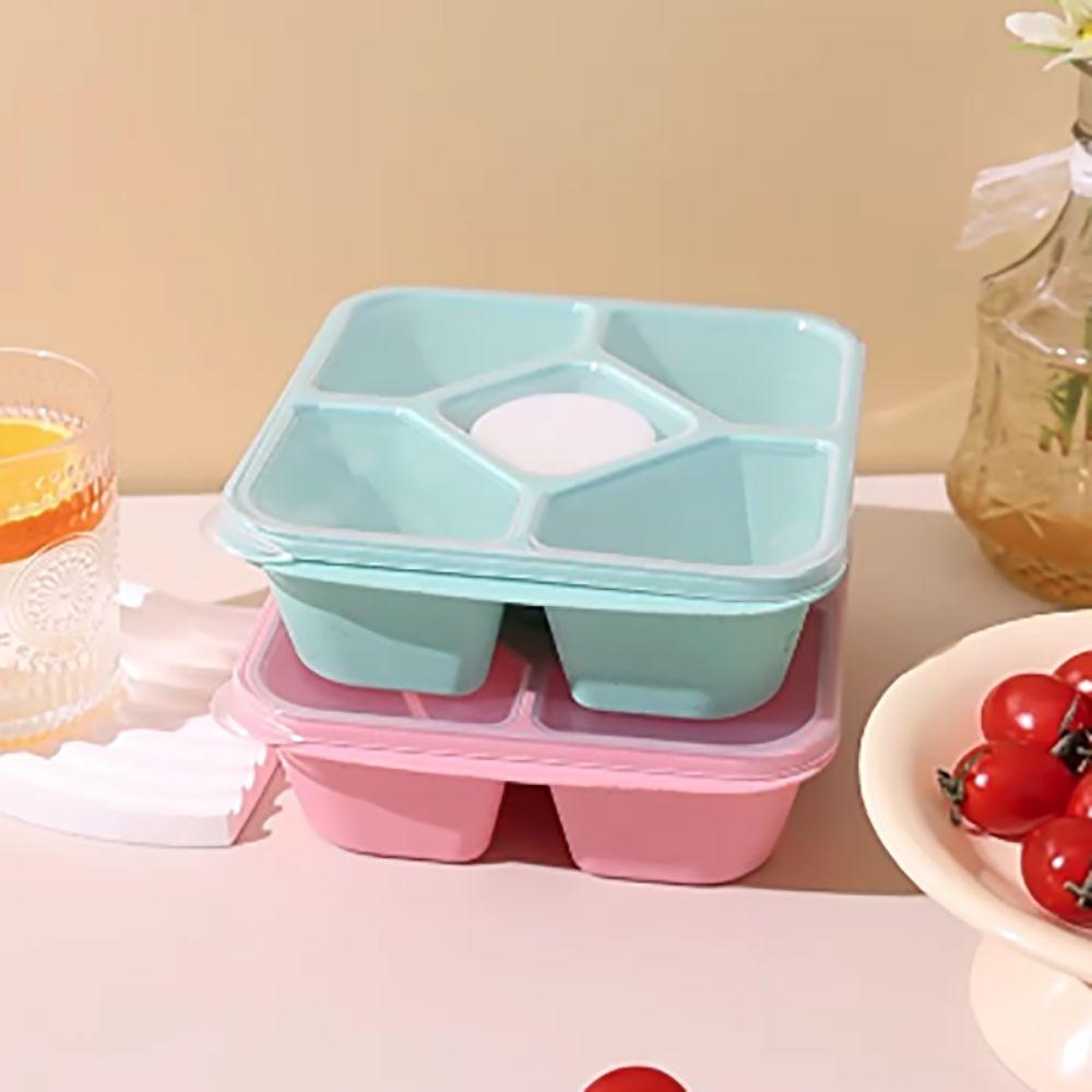 Leakproof Lunch Box 5 Compartments Picnic Box Household Snack Containers  School