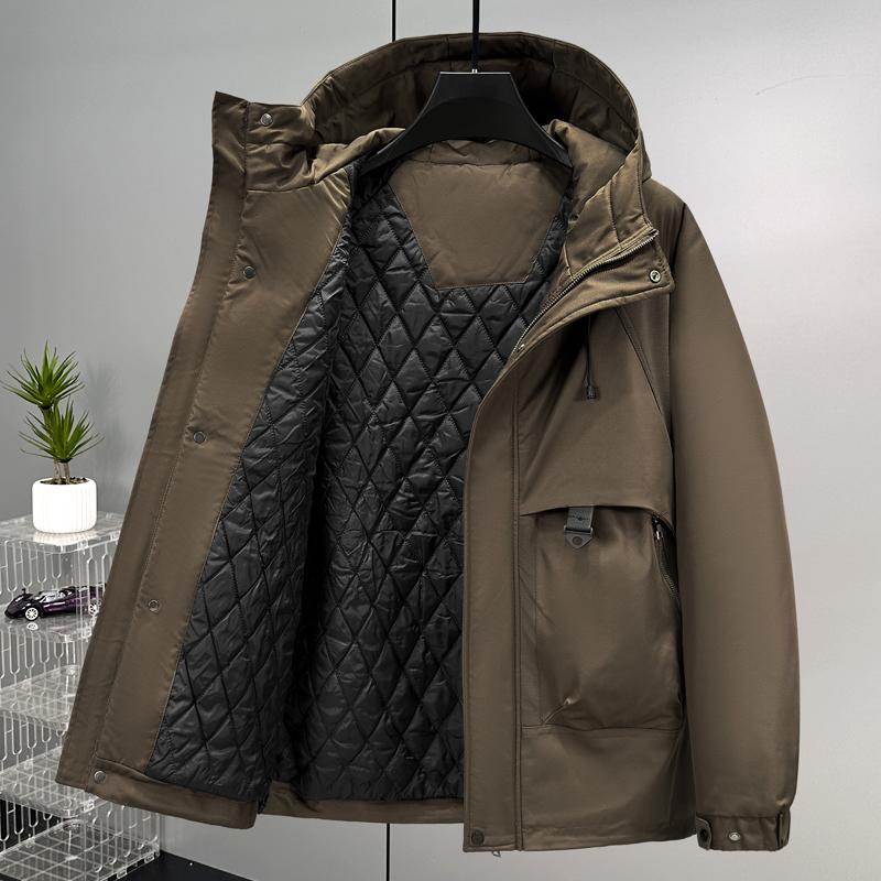 Plus Size 4XL-11XL Autumn Winter Coat for Men Outerwears Casual Thick Warm Oversize Men's Jackets Hooded