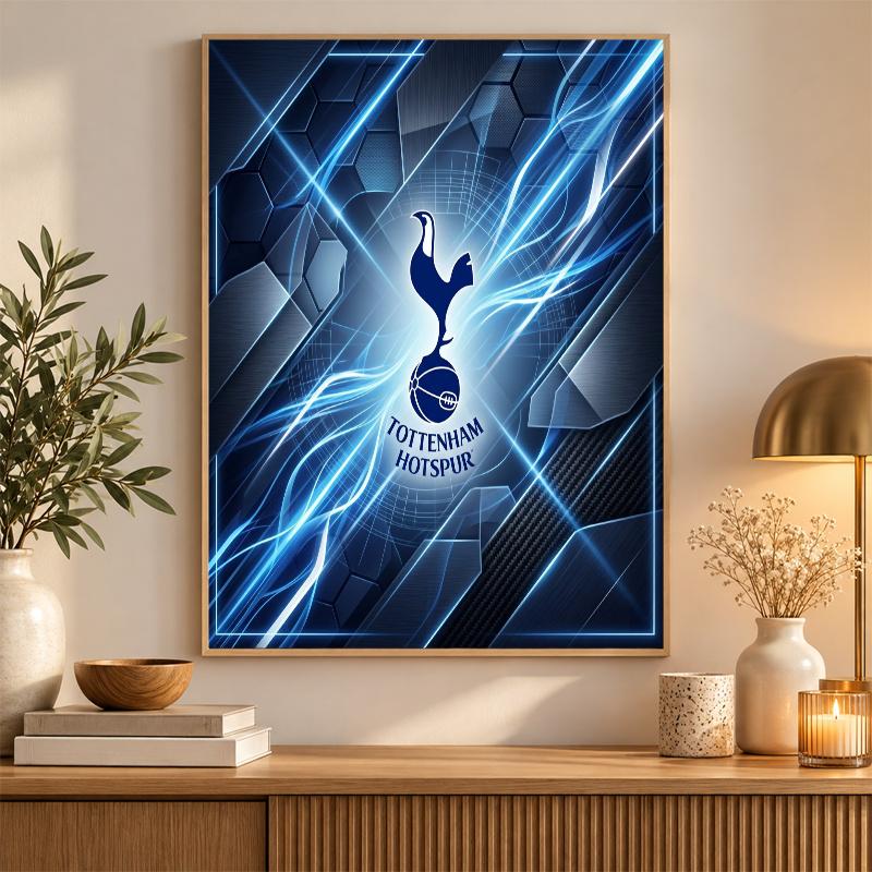 Tottenham Hotspur Diamond Painting Kit 5D Full Drill DIY Diamond Mosaic Wall Art Home Decor