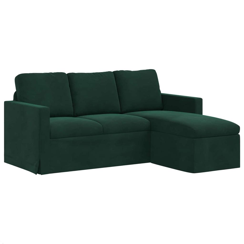 Sofa Dark Green 178 x 134 x 80 cm Velvet