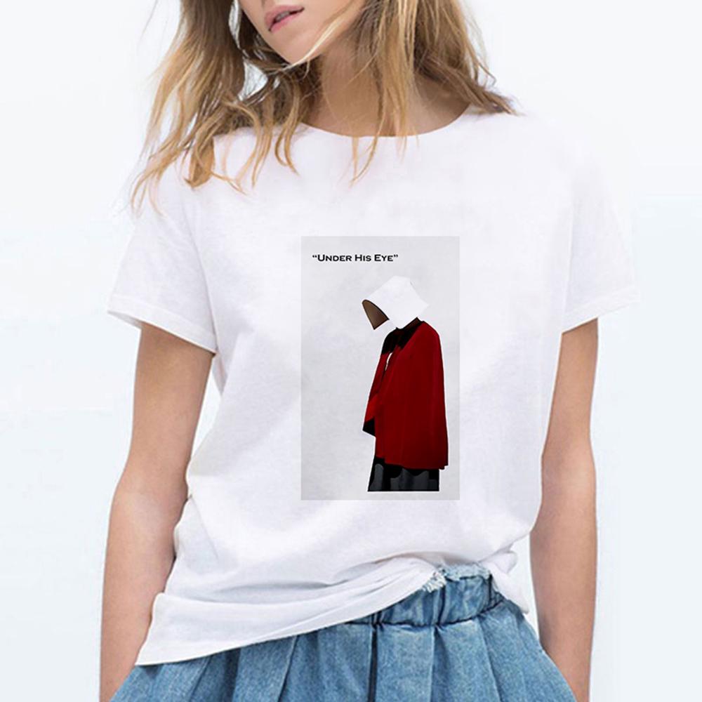 Fashion Cool Harajuku Aesthetics O Neck Short Sleeve Handmaid S Tale Tv Show Print T