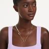 Swarovski Long Necklace Crystal Pearl Gold Tone 5742961