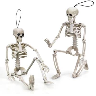40cm Helovino Judantis Skeletas Netikra Žmogaus Kaukolė Kaulai Helovino Vakarėlio Namų Baro Dekoracijos Vaiduoklių Namų Siaubo Rekvizitai Ornamentas