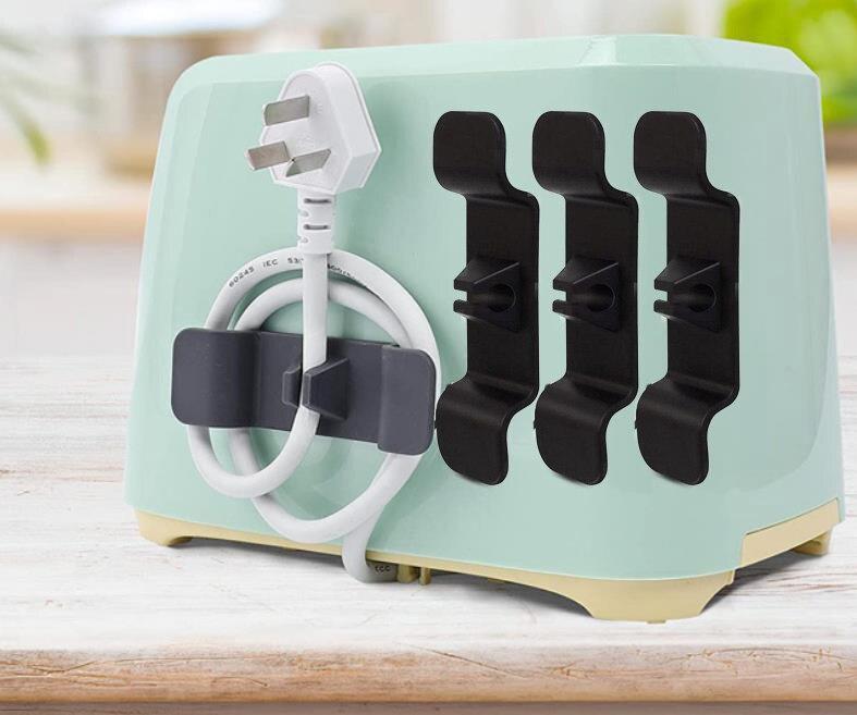 

Устройство для намотки шнура Кухонное хранилище для шнура Органайзер для шнура Держатель для шнура Держатель для кабеля Кофемашина Защитный чехол для кабеля для дома Держатель для розетки