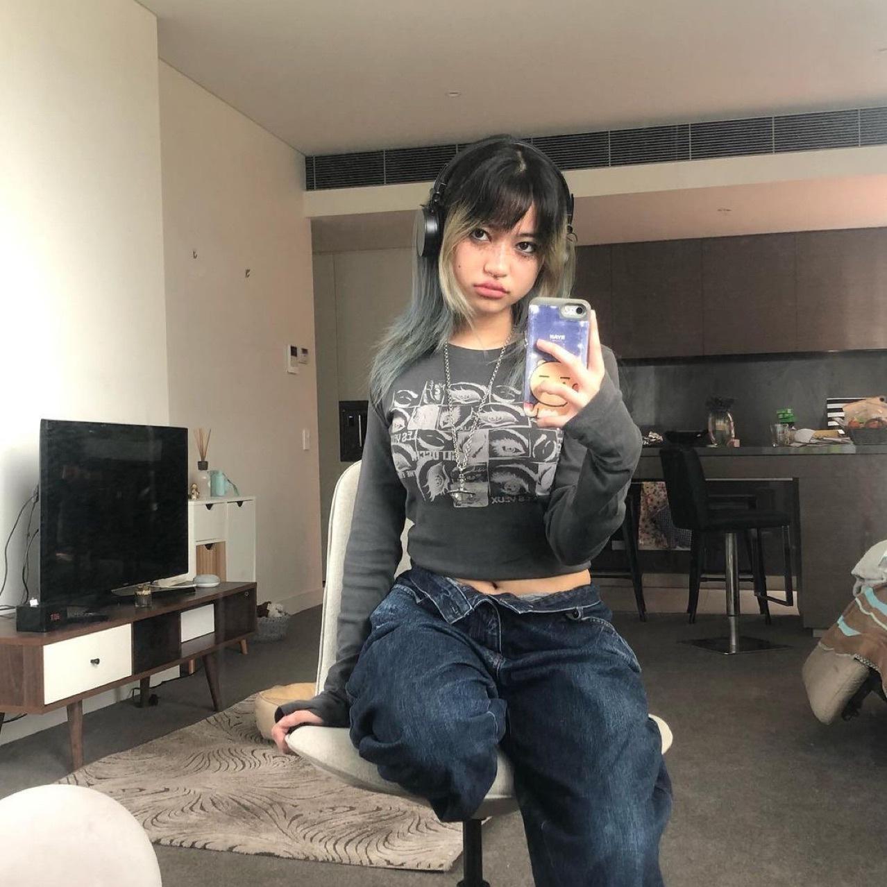 Женские топы с принтом глаз в стиле ретро — фото 4