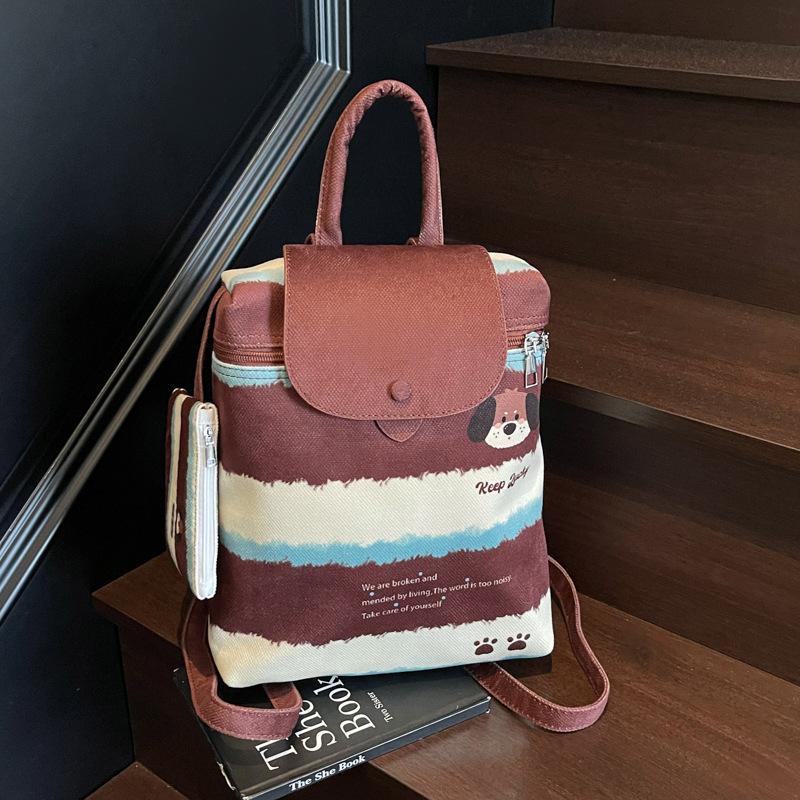 Summer Large-capacity Backpack Cute New Printed Versatile Casual Fashion Commuter Backpack