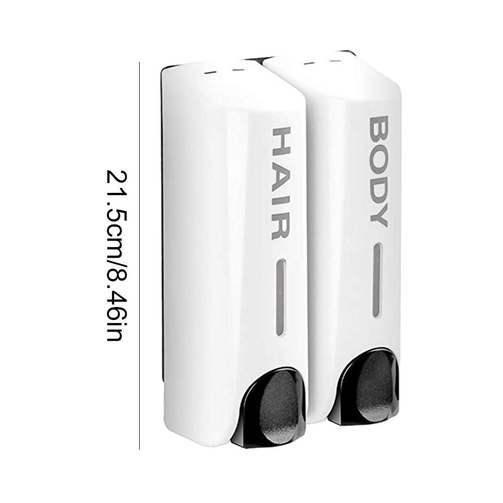 350ML Liquid Soap Dispensers Wall Mount Shampoo Shower Gel Container Waterproof Soap Liquid Box Bathroom Hardware