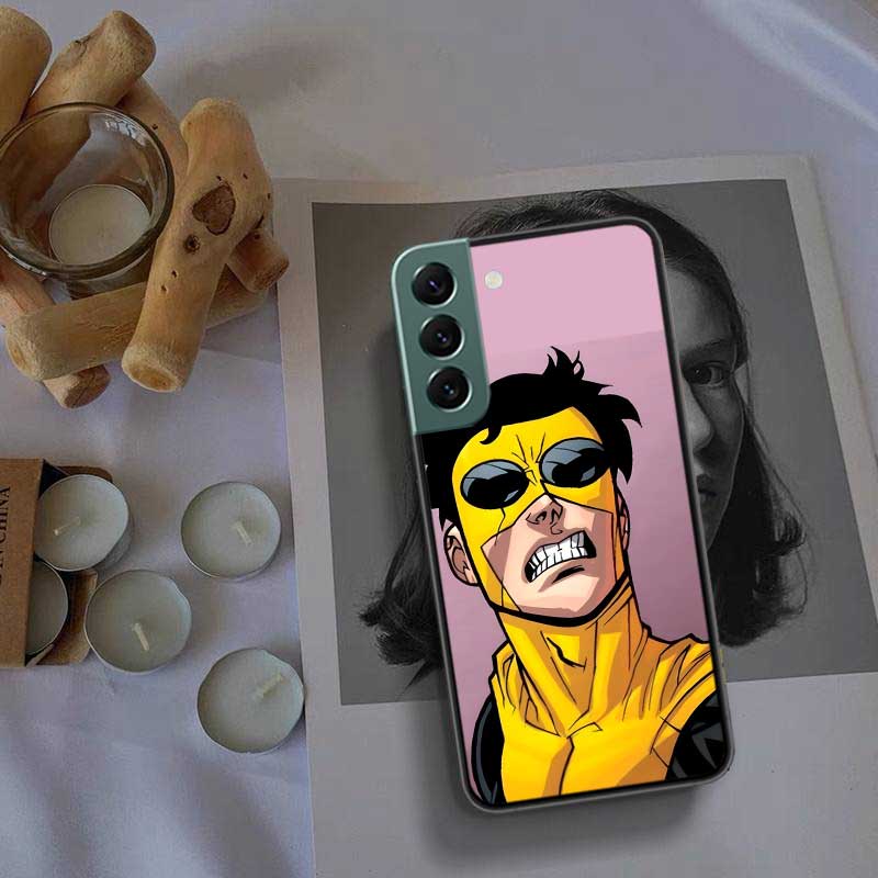 Cartoon Invincible Phone Case For Samsung Galaxy S22 S25 Ultra S21 S10 Plus S26 Edge S20 S23 S24 FE Cover Silicone Soft TPU