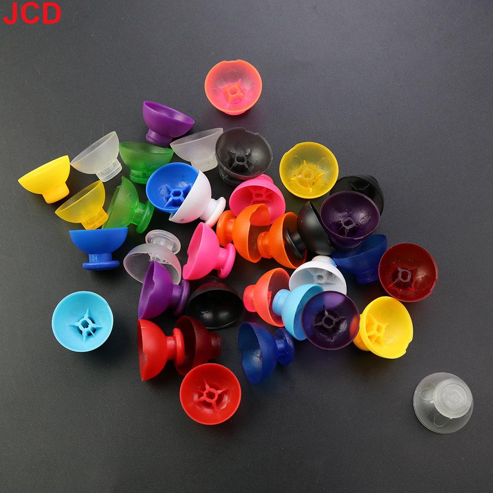 JCD 1 Pair Left And Right 3D Analog Joystick Thumb Stick Silicone Cap For GameCube For NGC GC Controller Repair Part Replacement