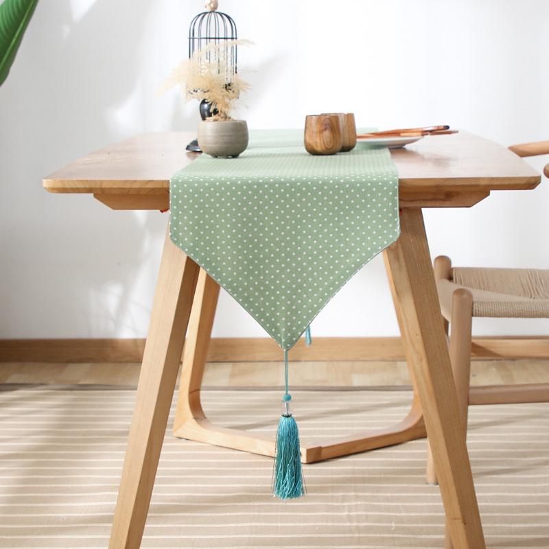 Inyahome Modern Unique Blue Table Runner For Home Dining Banquet Holiday Party Dinner Tables Cover Home Decor Christmas Gifts