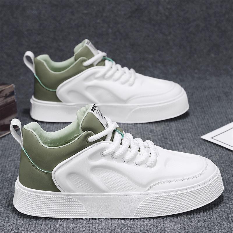 Fashion Spring Summer Fashion Sneakers Man High Quality Breathable Soft Sole Casual Board Shoes Men's Lace-up Platform Vulcanized Shoes