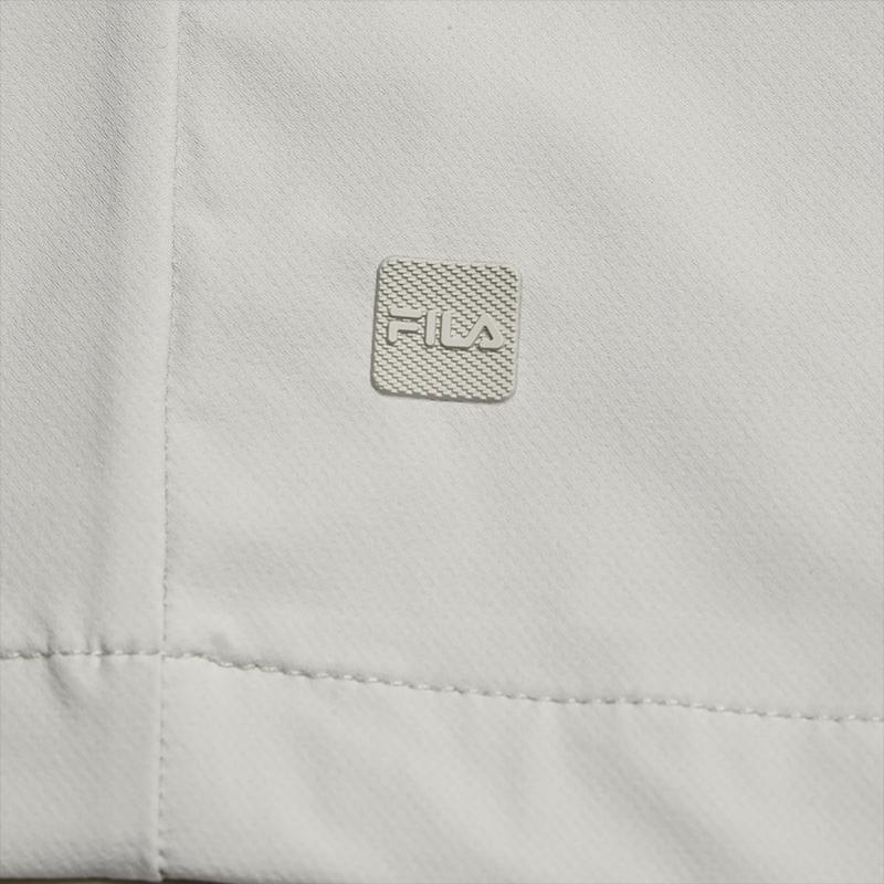FILA White Cool Touch Fake Pocket Casual Versatile Short Sleeve Polo Shirt Men Polo Shirts F11M633105FGY