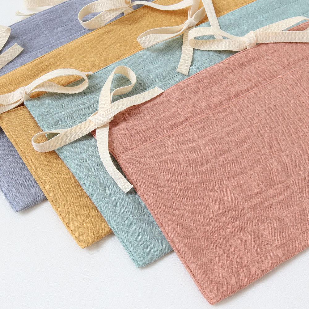 Handmade Cotton Muslin Hanging Crib Organizer – Baby Toy & Diaper Storage Bag