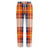 Gestreifte Pyjamahose Nachtwäsche Lässig Kordelzug Elastischer Bund Hose Bequem Gerade Yoga Lockere Hose