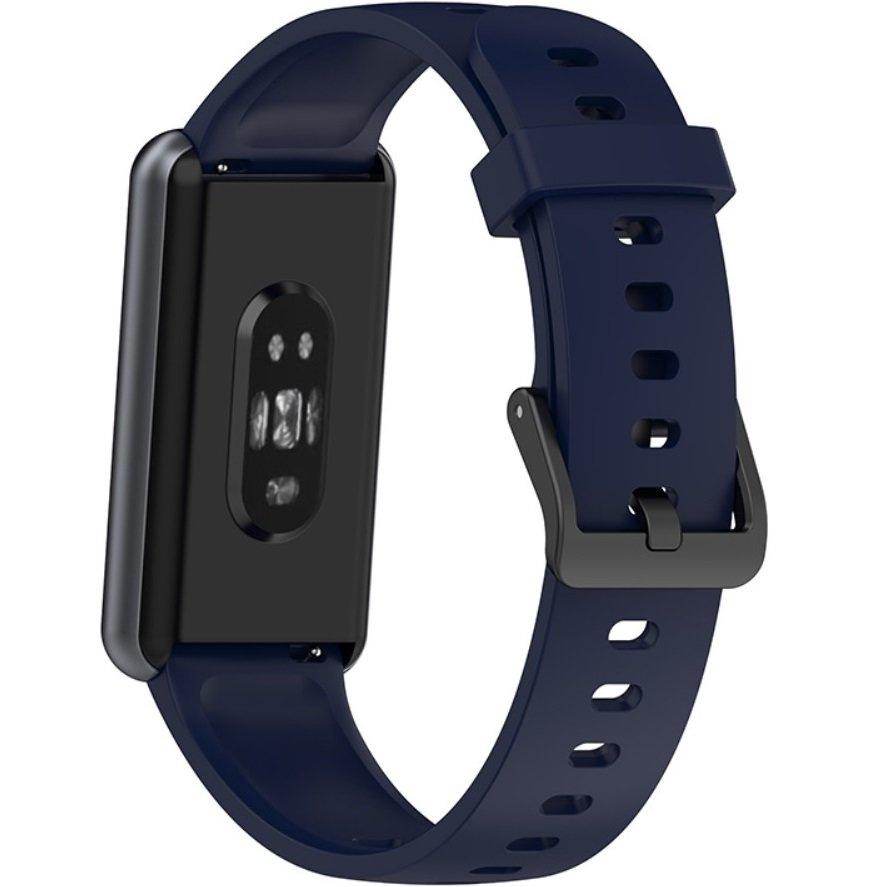 Silicone Strap for Realme Band 2, Navy Blue