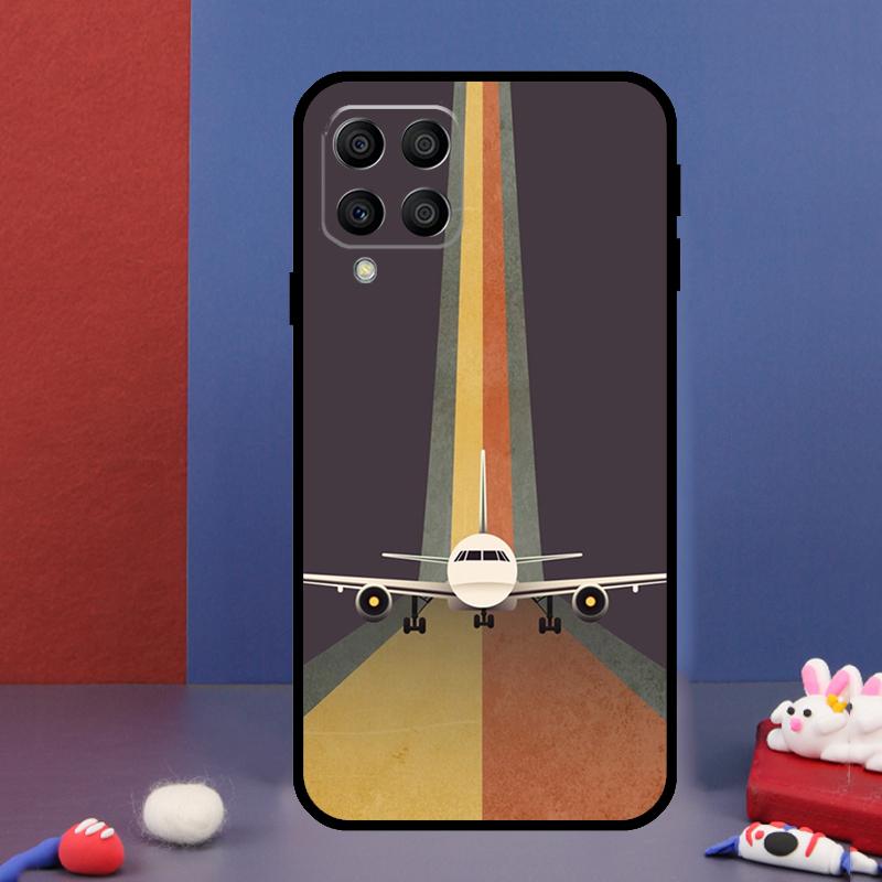 Airplane Travel For Samsung Galaxy M33 M13 M23 M53 M15 M55 M31 M51 M14 M34 M54 M20 M30s M32 M52 Phone Case