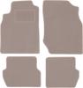 Beige Velour Floor Mats For: Nissan Almera N16 Hatchback (2000-2006)