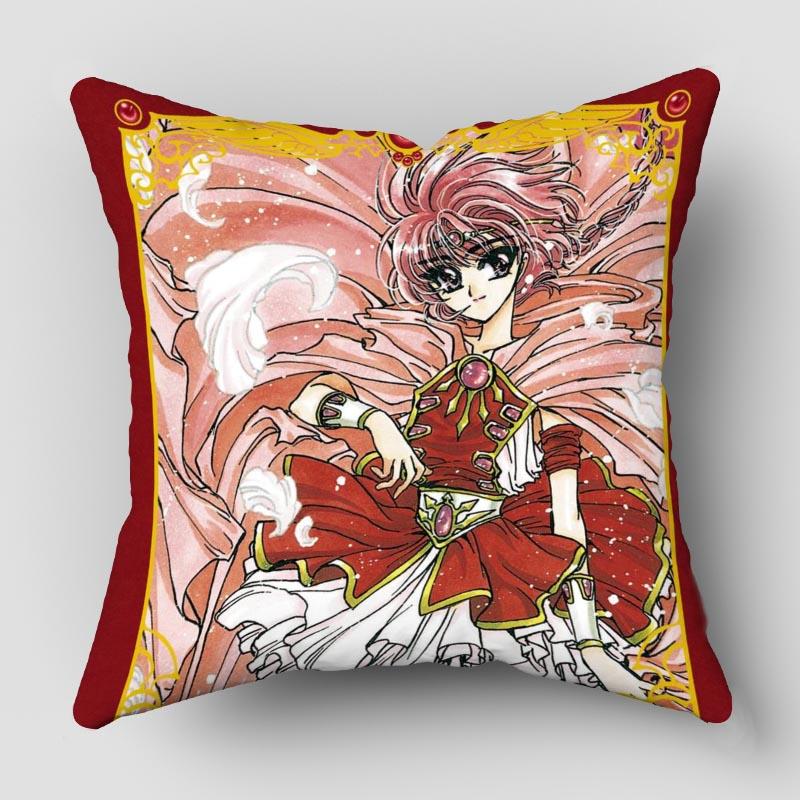 Musife Magic Knight Rayearth Pillowcase Art Square Zippered Pillow Cover 35*35,40*40,45*45cm wholesale