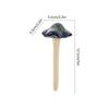 4Pcs Ceramics Mushrooms Decorations Fairy Garden Mushroom Ornaments Realistic Mushroom Sculpture Garden Landscape Statue Decors