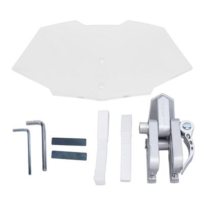 Motorcycle Windshield Acrylic Heightened Adjustable Clip On Wind Deflector Windscreen Extension for Motorbike