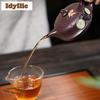 290ml Aesthetic Yixing Purple Clay Teapots Handmade Stacking Lotus Pot Raw Ore Mud Kettle Zisha Tea Set Decoration Gifts Craft