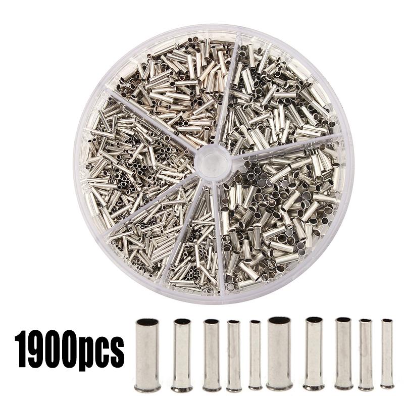 

PDTO Ассортимент неизолированных наконечников 1900 шт. 0,5–2,5 мм² в шейкере