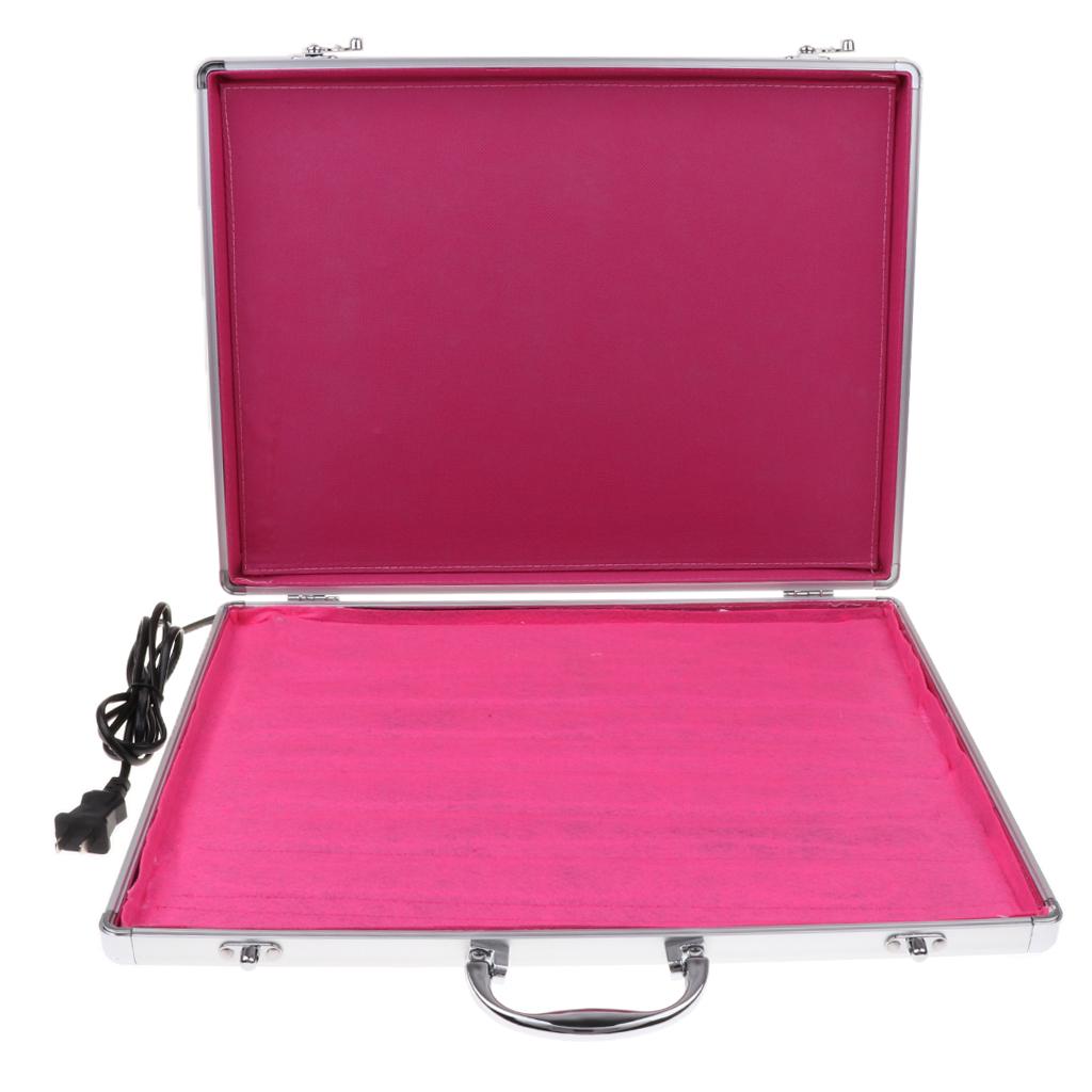 Portable Massage Stone Heater Case Heating Box Electric Spa Hot Stones Massage Stones Warmer Set Tool Relieve Stress Back Pain