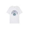 Levis Color Block Letter Print Comfortable Short Sleeve T-Shirt Men Tops White 22491-0676