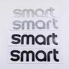 Compatible with Mercedes Smart Front & Rear Emblems, 'Smart Little Elf' Letter Stickers, Modified Car Tail Number Decals