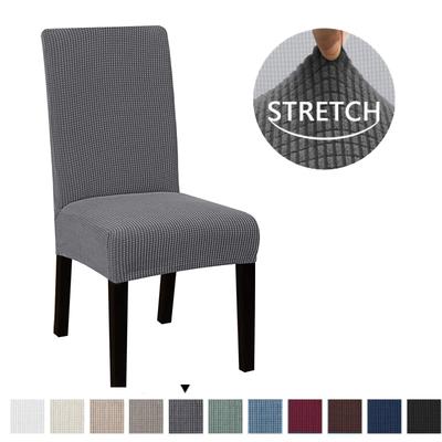 Stretch Jacquard Esszimmerstuhl Überwürfe Parsons Stuhlbezüge Abnehmbar Waschbar Küchenstuhlbezüge Schutz