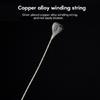 6Pcs Classical Guitar Strings Nylon Guitar String Wound Silver Color Plated