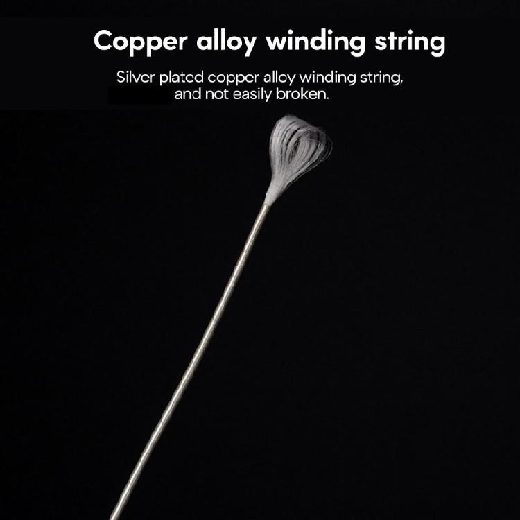 6Pcs Classical Guitar Strings Nylon Guitar String Wound Silver Color Plated